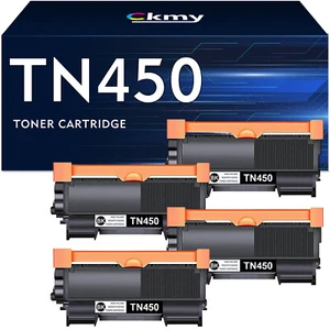 4P TN450 Toner Cartridge for Brother HL-2270DW HL-2280DW HL-2240 Intellifax 2840 - Picture 1 of 6