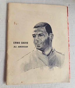 Vintage 1964 Ernie Davis Memorial Tribute Program Intra-American Sports Club - Picture 1 of 9