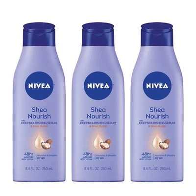NIVEA Shea Nourish Suero Nutritivo Profundo con Manteca de Karité (Lote de 3) Foto 1 de 2