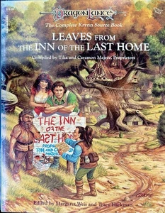 AD&D Leaves From The Inn of the Last Home Krynn Source Book 1st Ed 1st Prnt 1987 - Imagen 1 de 3