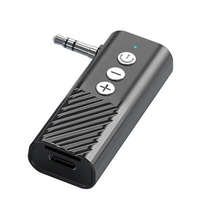 Jack Aux 5.3 Transmitter Receiver 3-in-1 Wireless Bluetooth Adapter Audio 3.5mm - Photo 1/19