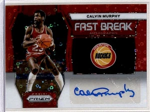 2023-24 Panini Prizm Fast Break Autographs Red Disco Calvin Murphy Auto 22/99 - Picture 1 of 2