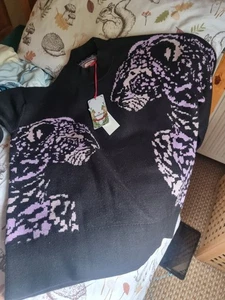 Joe Browns Stunning Big Cat print jumper - Picture 1 of 9