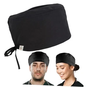 Men and Women Scrub Cap Tie Back Working Cap Unisex Cotton Sweatband for - Picture 1 of 7