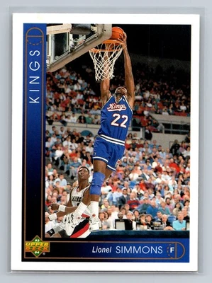 1993-94 Upper Deck #99 Lionel Simmons - Image 1 of 2