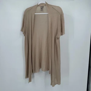 Cárdigan minimalista Chicos para mujer talla 3 US XL ligero frente abierto neutro - Imagen 1 de 8