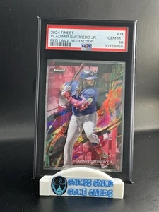 Vladimir Guerrero Jr. 2024 Topps Finest #71 REFRACTOR LAVA ROJO COMÚN/10 PSA 10 - Imagen 1 de 2