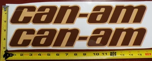 CAN-AM MAVERICK X3 R CALCOMANÍA GRÁFICA PEGATINA HECHA EN ESTADOS UNIDOS MARRÓN TOSTADO SÓLIDO GRUESO - Imagen 1 de 3