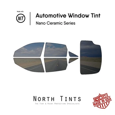 Película de tinte de ventana precortada nano cerámica vidrio para automóvil para Honda Crosstour 2010-2015 Foto 1 de 4