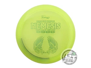 USED Legacy Discs Pinnacle Nemesis 169g Yellow Lime Foil Distance Driver Disc - Picture 1 of 2