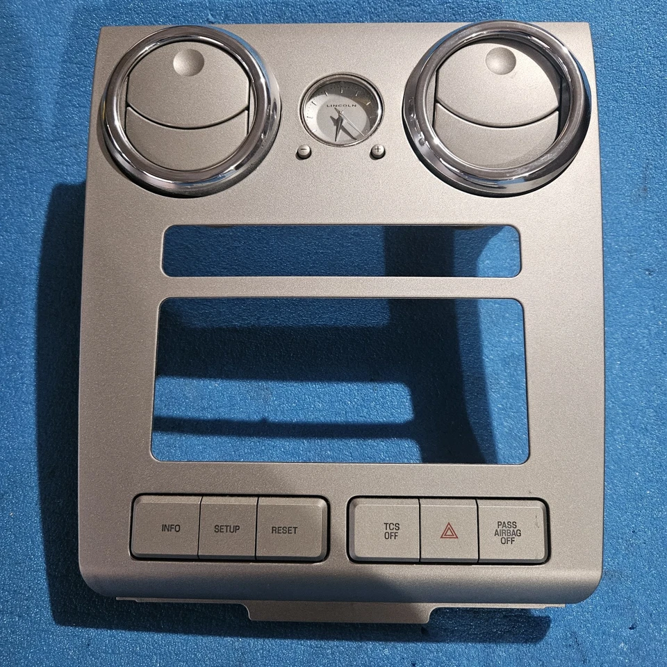Lincoln MKZ 2007-2009 radio y reloj bisel cubierta panel OEM probado  Foto 1 de 4