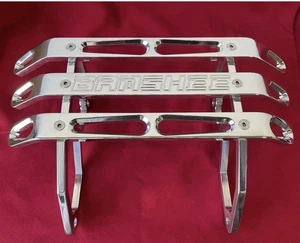 Yamaha Banshee 350 ATV Polished Billet Front Bumper Fits All Years - Picture 1 of 1