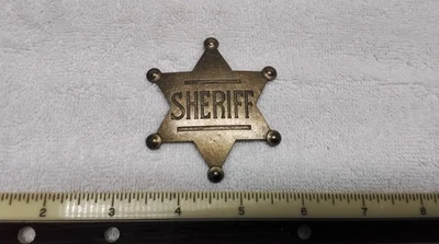 BRONZE SHERIFF BADGE - Image 1 of 2