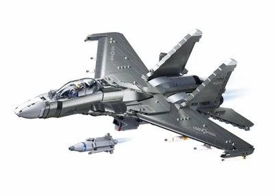 J-16S Fighter brick model plane - Sluban M38-B1273 - 1041 bricks - Image 1 of 4
