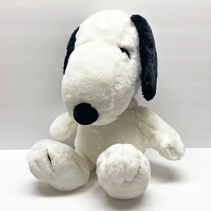 VTG 90s Applause Peanuts Large Snoopy Plush Soft Stuffed Toy Red Collar 14-Inch - Picture 1 of 5