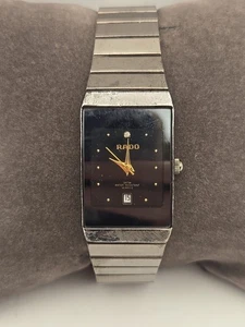 Rado Ceramic Diamond Dial Date Black 3710-2035 Swiss Quartz Armbanduhr - Bild 1 von 6