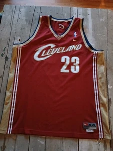 Cleveland Cavs LeBron James Stitched Away Rookie Jersey 2003/04 XXL Nike NBA - Picture 1 of 9