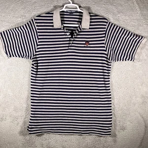 Vintage Polo Golf Striped Shirt Mens XL Preppycore Golfcore Embroidered Crest - Picture 1 of 12