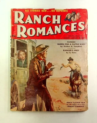Ranch Romances Pulp Jan 1955 Vol. 189 #3 VG- 3.5 Foto 1 de 3