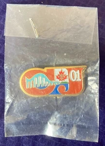 IM0008 Boy Scouts Canadá CJ'01 PEI Isla del Príncipe Eduardo Jamboree Pin Puente Nuevo en Paquete - Imagen 1 de 2