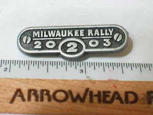 2003 Milwaukee Motorcycle Rally PIN Badge - Picture 1 of 1