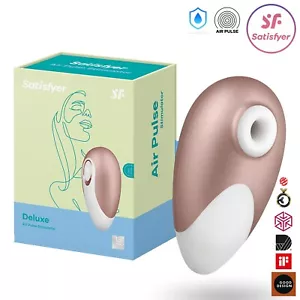 Satisfyer Deluxe - Piccolo Stimolatore Clitorideo a Impulsi d'aria, Succhia Clit - Foto 1 di 13