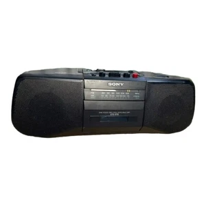 VTG Sony CFS B15 Portable Stereo Boombox AM/FM Cassette Tested And Working - Picture 1 of 7