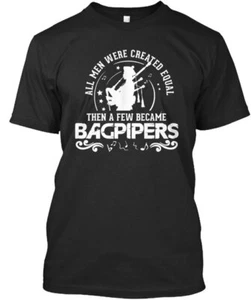The Bagpiper T-Shirt Made in the USA Size S to 5XL - Picture 1 of 1