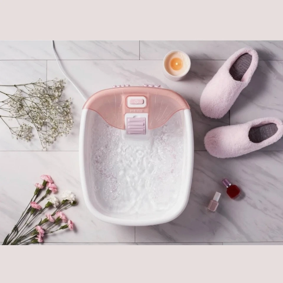 Masajeador de baño spa de pies hidroterapia de lujo portátil pedicura bañera de hidromasaje NUEVO Foto 1 de 4