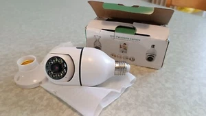 Smart Telecamera videocamera E27 WiFi HD 360 - Foto 1 di 3