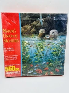 Vintage Hoyle ‘Nature’s Union At Monterey’ Jigsaw 550 pc Puzzle 1993 USA Sealed - Picture 1 of 5