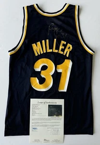 Reggie Miller Signed Indiana Pacers Jersey JSA LOA #31 NBA All Star HOF ! - Picture 1 of 7