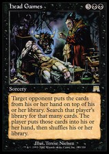 Magic the Gathering MTG Head Games (155) Onslaught   MP