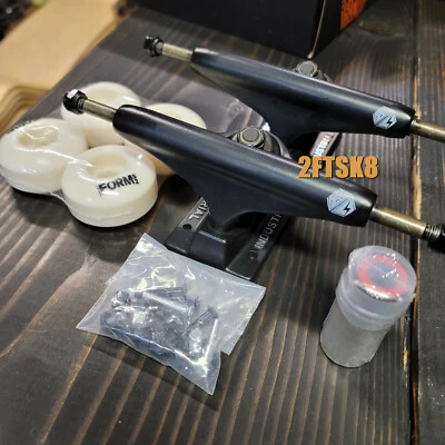 INDUSTRIAL SKATEBOARD TRUCKS 5.25(FOR 8.0/8.125) FORM wheels ABEC 7 BEARING SET - Image 1 of 4