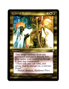 MTG hymn of Rebirth SP/NM- Ice Age Magic the Gathering ~ Free Shipping ~ - Picture 1 of 2