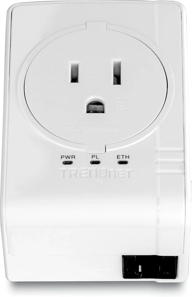 TPL-407E Trendnet Powerline 500 AV Adapter With Outlet (2 Adapters) - Image 1 of 1