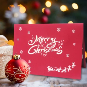 3D Pop-Up Christmas Tree Christmas Cards Christmas Holidays Happy New Year Gifts - Picture 1 of 12