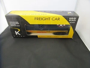 K-LINE K661-2114 UNION PACIFIC UP FLATCAR O GAUGE TRAIN US SCOUT 4 FIGHTER PLANE - Picture 1 of 7