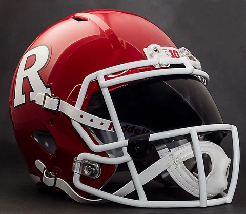 RUTGERS SCARLET KNIGHTS Gameday REPLICA Football Helmet w/ OAKLEY Eye Shield Cover