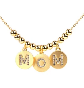 Mom Necklace Charm, Mother’s Day’s Gift, Birthday Mom, Fashion Jewelry - Picture 1 of 5