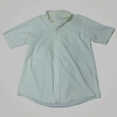 Camisa de vestir para hombre Roundtree & Yorke media manga abotonada 16 Foto 1 de 4