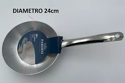 PADELLA IN ALLUMINIO MANICO IN ACCIAIO INOX 24CM PROFESSIONALE PARDINI - Immagine 1 di 4