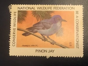 ICOLLECTZONE US National Wildlife Federation Piñon Jay VF NH - Picture 1 of 1