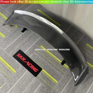 Carbon Fiber Rear Spoiler Wing GT4 Style For Porsche 718 981 987 Boxster Cayman - Picture 1 of 16