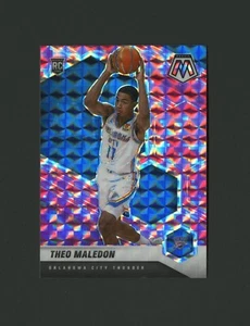 2020-21 Mosaik Basketball Theo Maledon rosa RC! #218 Oklahoma City Thunder - Bild 1 von 2