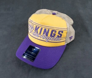 Los Angeles Kings Baseball Cap Herren verstellbar lila gelb Fanatics NHL NEU - Bild 1 von 12