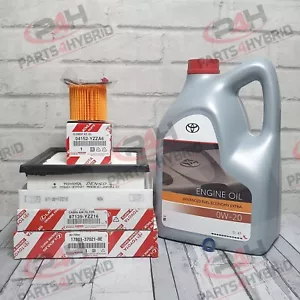 Toyota Prius Service Kit 09 - 2015 1.8L ZVW30 & ZVW35 Genuine 0W20 Oil & Filters - Picture 1 of 1