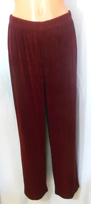 Pantalón elástico French Laundry Traveler PS Borgoña Cintura elástica Mujeres Usado en Excelente Condición Foto 1 de 4