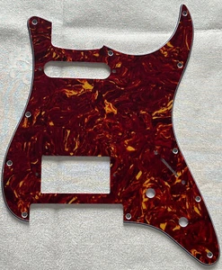 For Fender Strat Floyd Rose Tremolo HS Style Guitar Pickguard 4-Ply Red Tortoise - Picture 1 of 4