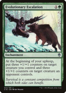 1x Evolutionary Escalation NM Eng MTG - Commander 2016 - Picture 1 of 1
